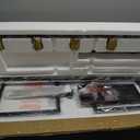 5-Light Kitchen Island Lighting, Farmhouse Pendant Island Light Fixture with Glass Shades, Black and Gold Chandelier for Dining Room, Restaurant, Foyer