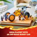 LEGO NINJAGO Arins Ninja Off-Road Buggy Car Toy with 4 Minifigures, Building Set for Kids with Dragon Toy from The NINJAGO Dragons Rising TV Show, Birthday Gift for 7 Year Old Boys and Girls, 71811