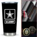 Army Insulated Tumbler - Great Engraved Gifts for Army Heroes!