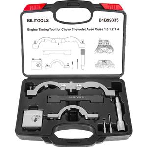 BILITOOLS 1.0 1.2 1.4 L Turbo Engine Timing Tool Kit Compatible with GM Chevrolet Chevy Cruze Opel Vauxhall Camshaft Alignment Holding Locking Tool Set