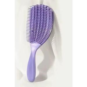 Flexible Detangling Hair Brush - Purple Scalp Massage Brush for Wet & Dry Hair
