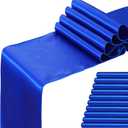 Royal Blue Table Runners 10 Pack - Satin Table Runners 12 x 108 Inches Long for Wedding Parties Birthday Meeting Events Decorations