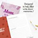 Gifts for Mom from Daughter, Son - Personalized Mothers Day Gifts for mom, Wife, Women - Moms Birthday Gift Ideas, Birthday gifts for moms - Mom Story Book to Fill Out, Moms Guided Journal Life Story