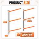 Kayak Storage Rack, Wall Mount Kayak Rack, Heavy Duty Adjustable Kayak Rack for Indoor Outdoor Storage, Garage, Paddle Board, Surfboard