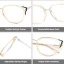 Zeelool Cat Eye Blue Light Blocking Glasses for Women Men ZJGX338746-03B Champagne