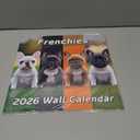 2026 French Bulldogs Wall Calendar, Deluxe 12 x 12 Inch Monthly Full Color Image Calendar Featuring Funny and Adorable Frenchies, Perfect for Dog Lovers and French Bulldog Owners