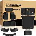 Michelin Vehicle Mat, All-Weather TPE Custom Fit Liner for Tesla Model Y 5 Seat Floor Mats 2025-2027 (12 Piece), Premier