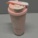 [2IN1 LID] Travel Mug,Coffe mug,Coffe cup,Ceramic coating Lined,316 Stainless Steel,BPA Free,Vacuum Insulated Tumbler for Water, Iced Tea or Coffee, Smoothie and More (Bell OrchidPink, 18 Ounces)