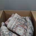 RUUGME Washable 9x12 Area Rugs - Large Rugs for Living Room Stain Resistant Carpet Vintage Rugs for Bedroom with Non Slip Backing Home Decor Floor Decoration Mat (9x12 Brick)