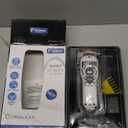 BESTBOMG Updated Professional Hair Clippers Cordless Hair Haircut Kit Rechargeable 2000mAh Hair Beard Trimmer Haircut Grooming Kit with 6 Guide Combs & for Men/Father/Husband/Boyfriend (White-1)