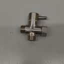 Solid Brass 3-way G1/2 Shower Diverter (Brushed Nickel)