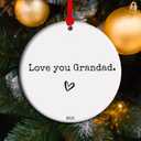 Grandad Keepsake, Grandads Birthday Present, 2025 Christmas Ornament, Sentimental Keepsake Gift, Grandpa Grandad Gifts, Special Grandpa (C18)