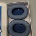 Replacement Ear Cushions for AirPods Max - Upgraded Ear Cups for Apple Headphones - GVOEARS Earpad Cover with Silicone Gel Memory Foam (Blue)