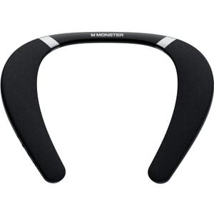 Monster Boomerang Neckband Bluetooth Speaker, Neck Speaker Bluetooth Wireless, 12H Playtime, True 3D Stereo Sound, Portable Soundwear, IPX7 Waterproof, for Home Sport Outdoor (Silver)