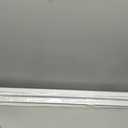 LazBlinds No-Drill Cordless Zebra Blinds - Dual Layer Light Filtering & Room Darkening, Free-Stop Lift, Easy Install, Day & Night Privacy with Valance for Window 44" W x 72" H, White