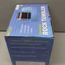 Professional Rock Tumbler Kit  4LB Large Capacity Barrel with Brushless Motor & Heavy Metal Base, Adjustable Speed & 9-Day Timer, Includes All Accessories, Rock Polisher for Adults & Collectors