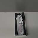 JAMIEWIN Cordless Hair Curling Iron Brush, Travel Hot Straightener Comb Curl Brush, 3-in-1 Portable Curling Iron Cordless Wand, USB Rechargeable Curling Wand-Blush(Gray)