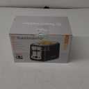 Toastmaster 2-Slice Cool Touch Toaster, black with stainless accent