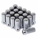 M14x1.5 Lug Nuts 14x1.5 7 Spline M14 x 1.5 Chrome Lug Nuts 2" Tall Set of 20 Pack 14mmx1.5 Acorn Aftermarket Wheel Lug Nut