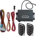 BANVIE Car Keyless Entry System, Car Central Power Door Lock with 4 Button Remote Control Transmitter, Electrical Anti-Theft installations for Vehicles (KS020)