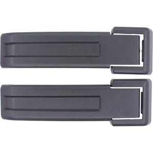 NewYall Pack of 2 Rear Liftgate Tailgate Spare Tire Door Hinge Cover Trim Accessories for Jeep Wrangler 2007-2018