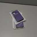 2 x SAMONPOW for iPhone 17 Phone Case with Card Holder iPhone 17 Wallet Case 6.3 inch Heavy Duty Protective Shockproof Dual Layer Hidden Card Slot Slim Cover for Women Men, Gray Purple