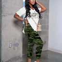 Mrskoala Lounge Sets for Women Two Piece Outfits Pullover Tops and Long Pants Tracksuit Sweatsuits (S)