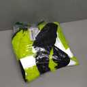TCCFCCT High Visibility Shirts for Men Class 3 Construction Shirts with Pocket, Hi Vis Reflective Safety Work Shirts for Men Women, Short Sleeve with Black Bottom, Durable, DP-Yellow 3XL 3PCS