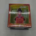 4 FT Pull Banner Turkey Thanksgiving Inflatable Decoration with LED Lights for Holiday Celebration Decorations on Yard, Lawn and Patio