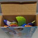 Fuwidvia 4 Pack Airplane Launcher Toys, 2 Flight Modes LED Foam Plane Toy for Boys, Outdoor Flying Toys Birthday Gifts for Boys Girl 4 5 6 7 8 9 10 11 12 Year Old (Red&green&orange&blue)