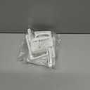 2 x TonGass 4-Pack RV Curtain Holders with Screws (White)  Camper & Motorhome Curtain Clips for Window Drapes, Heavy-Duty Plastic Retainers for RV, Boat, and Trailer Curtains