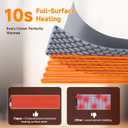 FEPPO Warming Mat for Food, Extra-Long Size 42"x12", Fast Full-Surface Heating Food Warming Mat with 6-Hour Timer & 19-Level Temperature Control, Roll Up Food Warmers for Parties Buffet