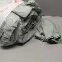 CozyLux King Size Comforter Set Sage Green, 7 Pieces Pintuck Bed in A Bag Green Comforter King Size, Pinch Pleat Bedding Set with All Season Comforter, Sheets, Pillowcases & Shams