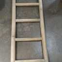 Deco 79 Teak Wood Handmade Ladder 4 Rack, 17' x 2' x 59', Brown