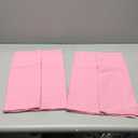 Palisa Pink Cotton Napkins Set of 4 | Premium Hemstitch Detailing Cloth Dinner Napkins 18x18 Inch | Soft Washable & Reusable Table Napkins for Everyday Use Weddings Parties Restaurants & Hotels