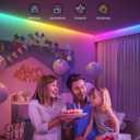Govee RGBIC LED Strip Lights, Smart LED Lights for Bedroom, Bluetooth LED Lights APP Control, DIY Multiple Colors on One Line, Color Changing LED Strip Lighting Music Sync, Home Decor, 16.4ft