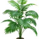 Freyalife 28 Fake Plant Large Artificial Palm Tree for Indoor Room Decor, Faux Potted Plant for Home Office Balcony Livingroom Bathroom Bedroom Outdoor Courtyard Decor