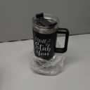 SANDJEST Nurse Gifts I Will Stab You Tumbler with Handle 40oz Stainless Steel Insulated Coffee Cup Funny Nurse Week Present, Nursing School Graduation, Appreciation Gifts for RN Nurses, 20 Ounces