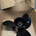 Propeller 13.25X17 Pitch RH 15 Spline Tooth with Flo-Torq II Hub Kit for Mercury Black Max Outboard 40 50 60 70 75 80 90 100 115 125 140 HP Boat Motor Engine Parts Aluminum Prop 48-77344A45