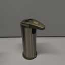 Automatic Soap Dispenser, Stainless Steel Touchless Pump with 3 Adjustable Levels, Equipped Infrared Motion Sensor and Waterproof Base, Smart Liquid Soap Dispenser for Bathroom Kitchen School Hotel (Champagne)