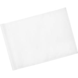 KINGTOP Golf Flag 20x14 Inch - Plain White, 420D Nylon, Tube Inserted - Standard Putting Green Flags for Backyard Practice, Golf Courses, Country Club, 1-Pack