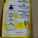 J.R. Watkins Gel Hand Soap Refill, Moisturizing Hand Wash, Formulated with Plant-Based Cleansers, Alcohol-Free, Cruelty-Free, Lemon, 34 Fl Oz, 2 Pack