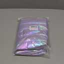 Hiroyuki Iridescent Quilted Makeup Bag (LOVE, purple) 2 Pack