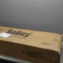 Haotian Grey Storage Shoe Bench with 2 Flip Drawers & Padded Seat Cushion, Enterway Bench Shoe Cabinet Shoe Organizer, Hidden Shoe Rack for Hallway, Bedroom FSR64-HG