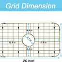 26" x 14" Large Gold Kitchen Sink Grid and Sink Protector, Stainless Steel Sink Rack for Bottom of Kitchen Sink,Centered Drain with Corner Radius, Stainless Steel