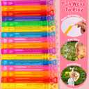 32 Pack Kids Valentines Day Cards with Mini Bubble Wands Valentines Day Gifts for Kids Classroom, Valentines for Kids School Valentines for Class Exchange Cards Prizes Party Favors for Boys Girls