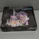 Pink Palace Apartment Building Set with Lights, 1349PCS Halloween Haunted House Blocks Compatible with Lego, Christmas Birthday Gifts for Kids & Collectors Aged 8+