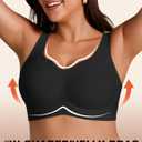 Jelly Bras for Women Plus Size No Underwire Push Up Full Coverage Minimizer Bra Seamless Wireless Bralette