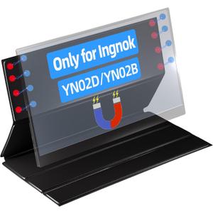 Ingnok Portable Monitor Cover Stand - Applicable to YN02D/YN02B Smart Cover with Ultra-Thin & Ultra-Light Design, Magnetic Attachment for Enhanced Protection