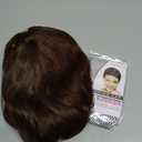 Short Wavy Brown Bob Wig for Women Synthetic Heat Resistant Side Part Halloween Cosplay Wig